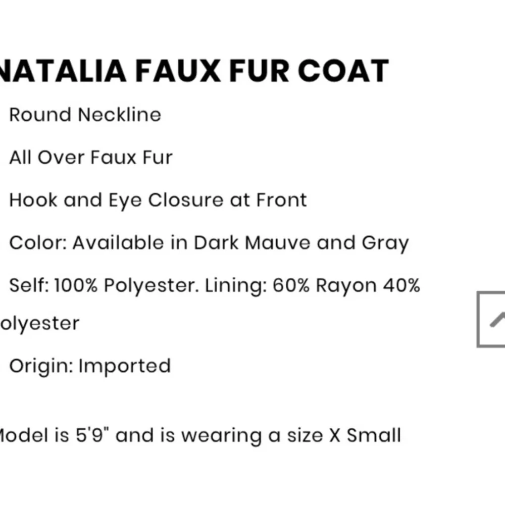 Greylin Natalia fuzzy‎ blazer